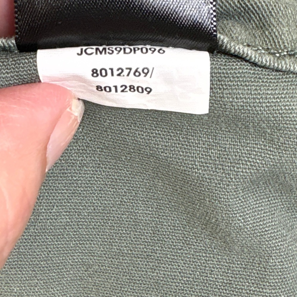 Jones New York Womens Utility Shorts Olive Green Size 4 Cotton Stretch Cargo 7in - Picture 8 of 12